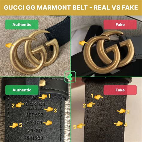 real gucci marmont belt vs fake|gucci marmont belt buckle.